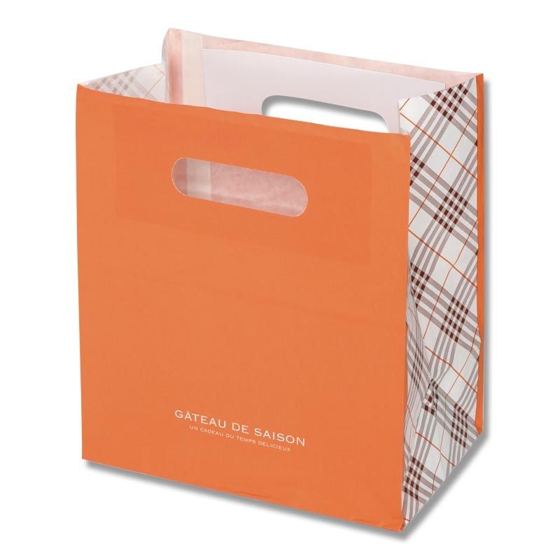 （まとめ買い）シモジマ HEIKO 手提げ角底袋 ベビーバッグ バリー 大 25枚 幅195xマチ120x高220mm 004247223 [x3セット]