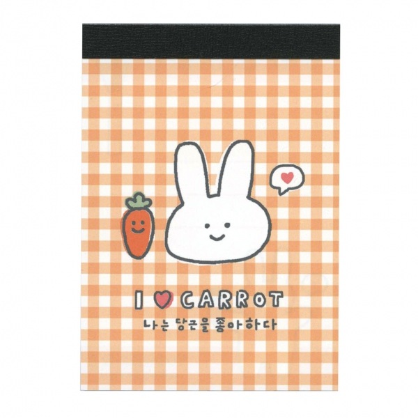 Dream Days Yururi Days サイズ メモ帳 にんじん ゆるかわ コンパクト F 文具