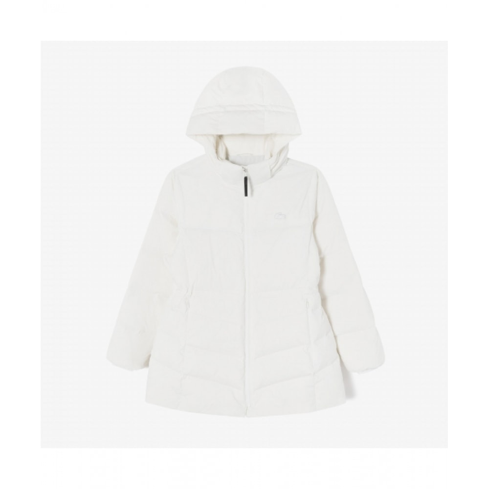 LACOSTE 女性用ソンドンダウンジャンパー [オフホワイト]