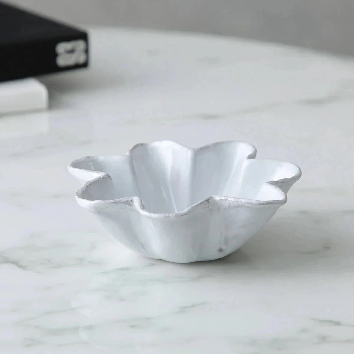 Astier de Villatte アスティエ・ド・ヴィラット ソーサー Large Fifine Saucer CPBFFN4 陶器 食器 花 フラワー ボ