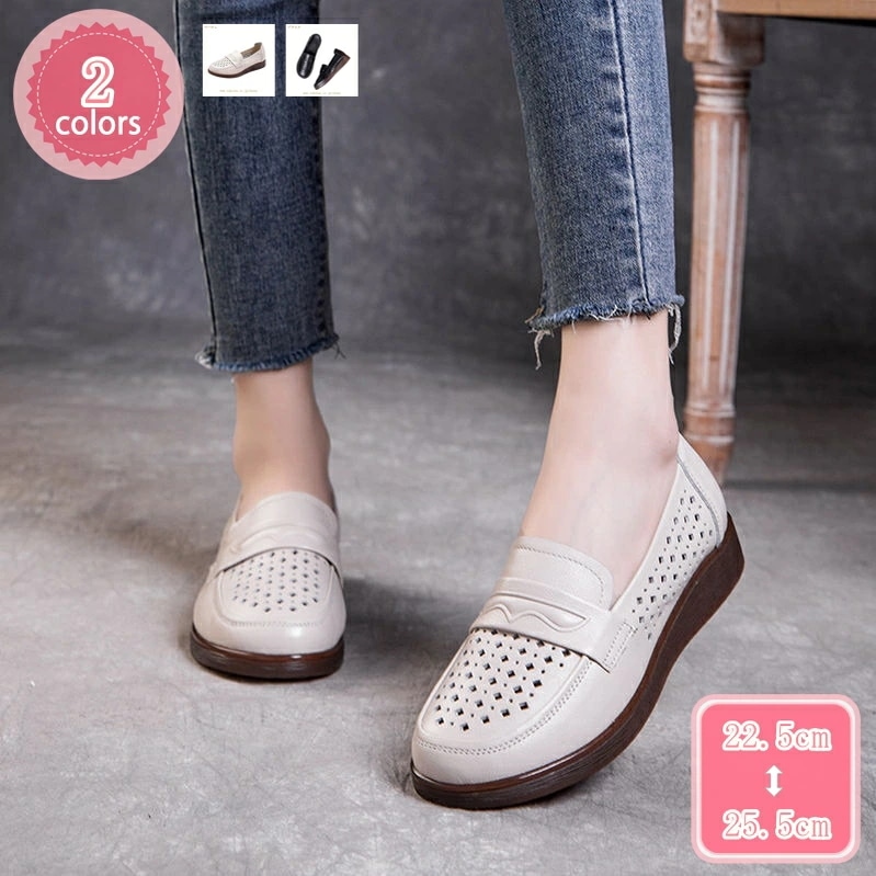 1000円OFFクーポン パンプス レディース ローヒール メッシュパンプス 無地 サンダル ぺたんこ サマー フラット ラウンドトゥ 2.5cmヒール 大きいサイズ 低反発 蒸れない 走れる コンフ