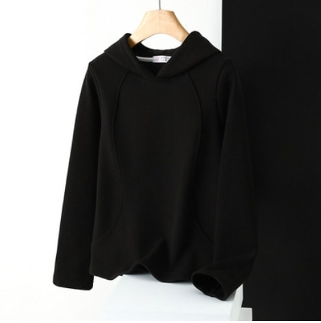 無地長袖パーカー ゆったり 長袖 フーディー カジュアルトップス トップス ロング丈 袖あり 綿 爽やか スタイル 可愛い きれいめ シンプル カジュアル 上品 おしゃれ かっこいい 6,012円