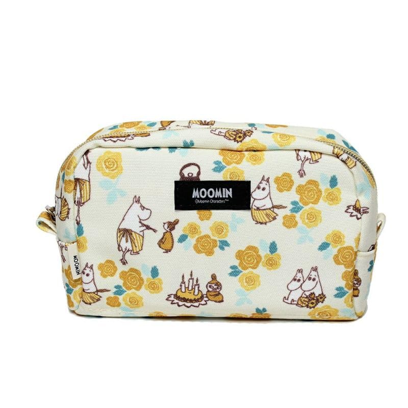 [ムーミン] [MOOMIN ムーミン] ポーチ レディース 可愛い 軽い 化粧ポーチ 小物入れ かわいい 母の日限定プリント バラ ムーミンママ ミイ ラッピングバッグ付き RMPA-01 rmpa