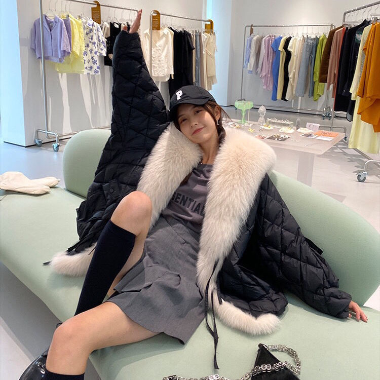 ゆったり AWアウター 冬 厚手 秋 人気なリプニット 保温 ファーコート 中綿ジャケット 毛皮コート トップスアウターファー毛皮アウター