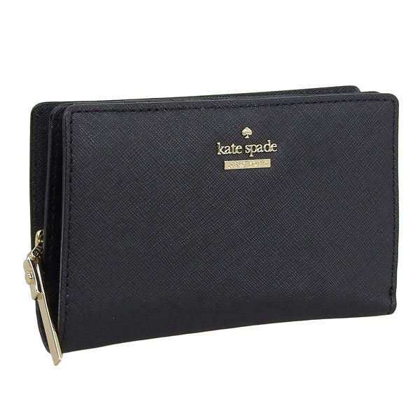 [訳ありアウトレット] ケイトスペードニューヨーク kate spade new york レディース 財布 二つ折り財布 ブラック pwru5844-001