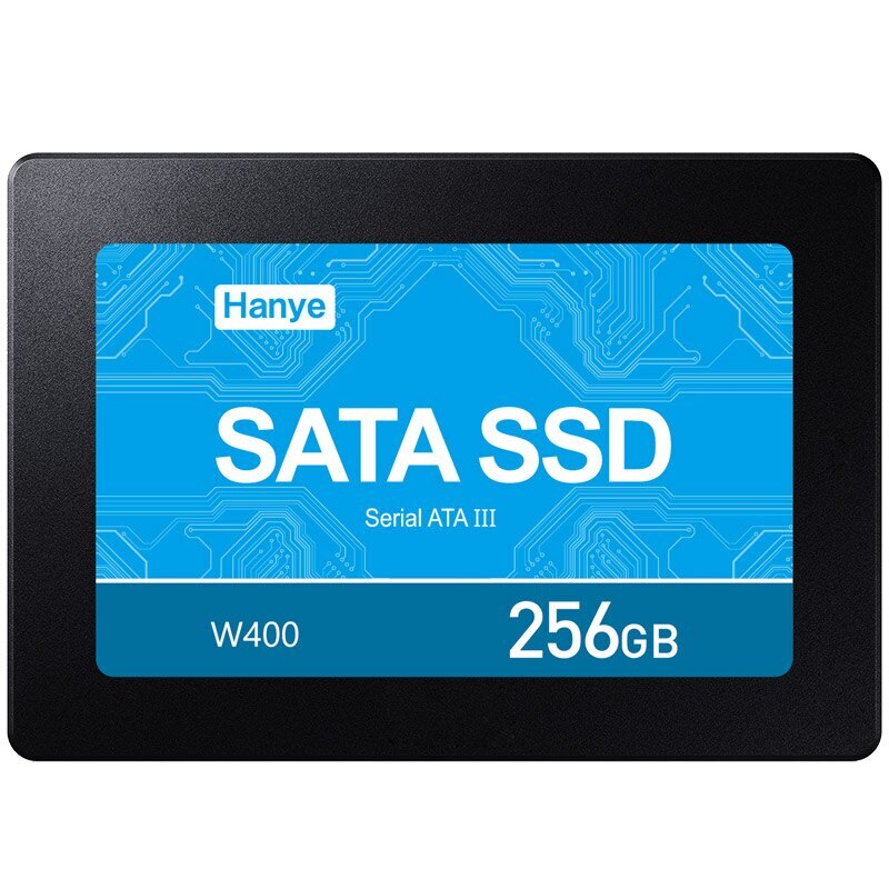 Hanye SSD 256GB SATA3 R:520mb/s 6Gb/s 内蔵 2.5インチ 3D Nand TLC アルミ製筐体 3年保証