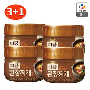 ダダム味噌チゲのタレ530g 4通 韓国おいしい人気簡単料理タレ
