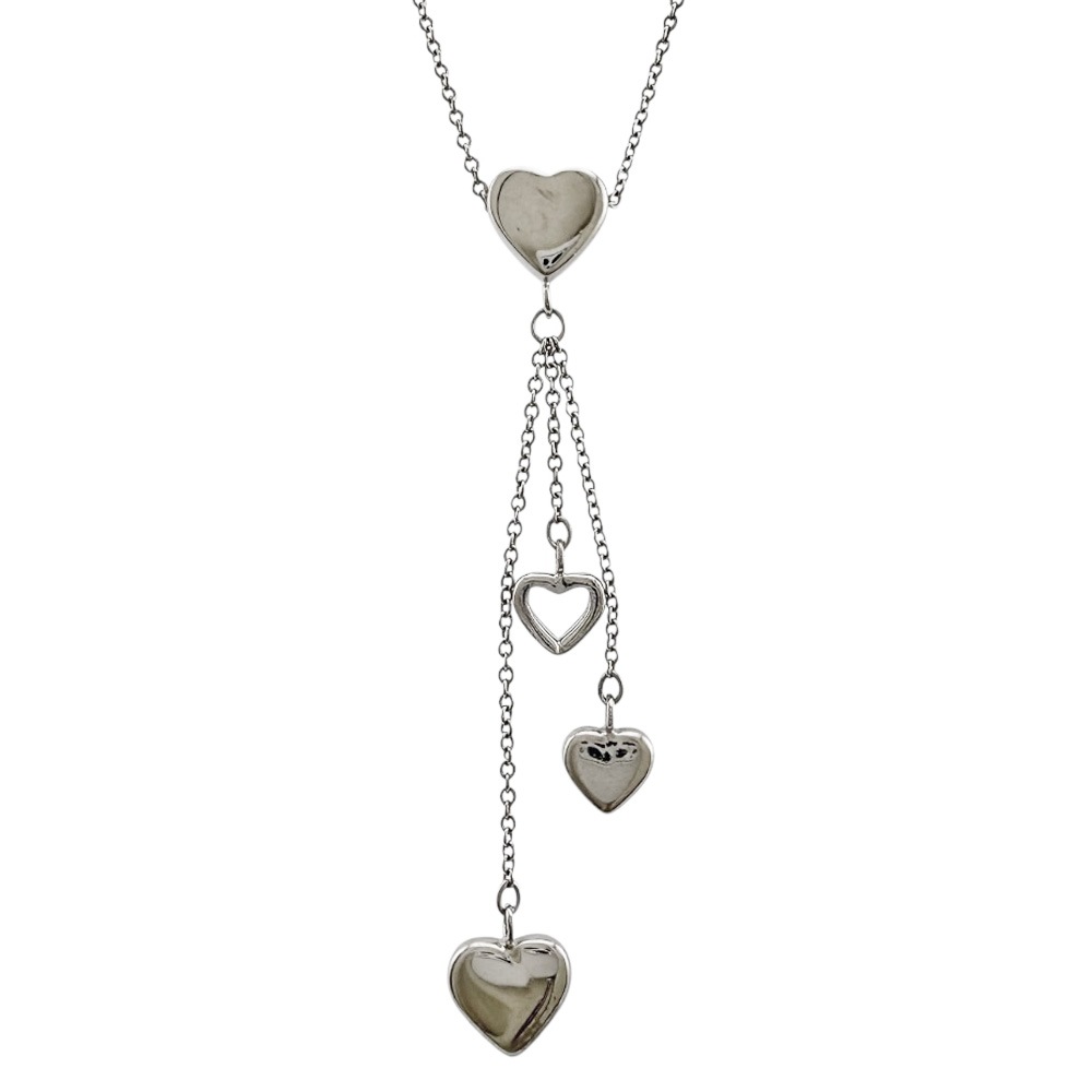 ティファニー ネックレス 18金 K18ホワイトゴールド TIFFANY&Co. 中古 美品