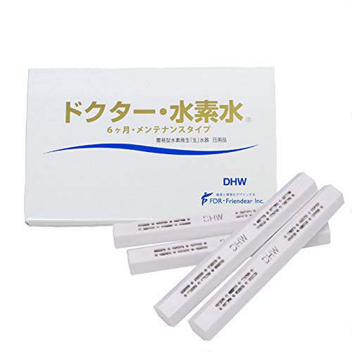 ドクター・水素水 6ヶ月・メンテナンスタイプ (水素発生特殊セラミックT) スティック 4本入り (飲料水用)