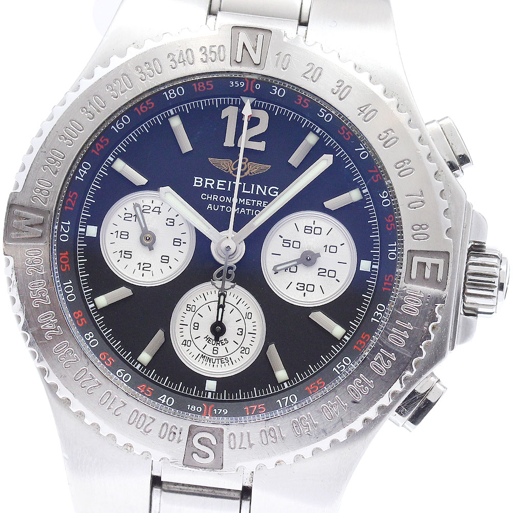 ブライトリング BREITLING A39362 ハーキュリーズ クロノグラフ 自動巻き メンズ 箱付き_941160【中古】