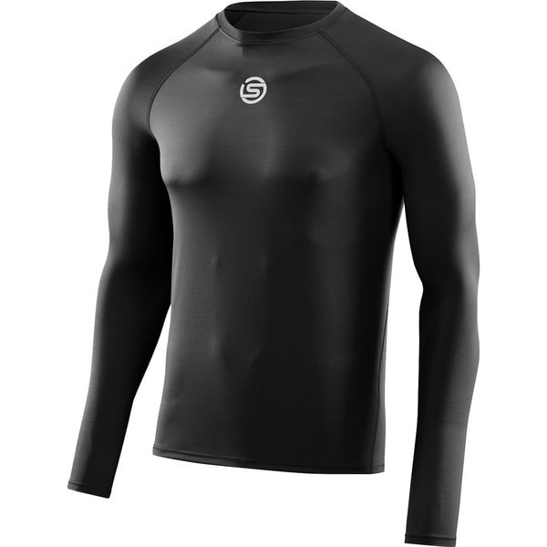 スキンズ メンズ コンプレッションウエア SERIES-1 ロングスリーブ ブラック M 18121110 019