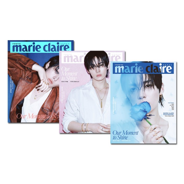 [3種セット] 韓国女性雑誌 marie claire 2026年 5月号 (Stray Kidsのリノ表紙3種セット)