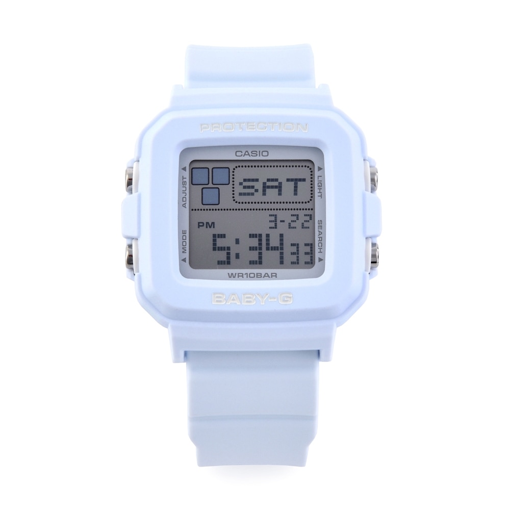 G-SHOCK BGD-10L-2DR (BGD-10L-2) ベビープラスデジタルスポーツレトロピクセルアート女性用 PUウォッチ