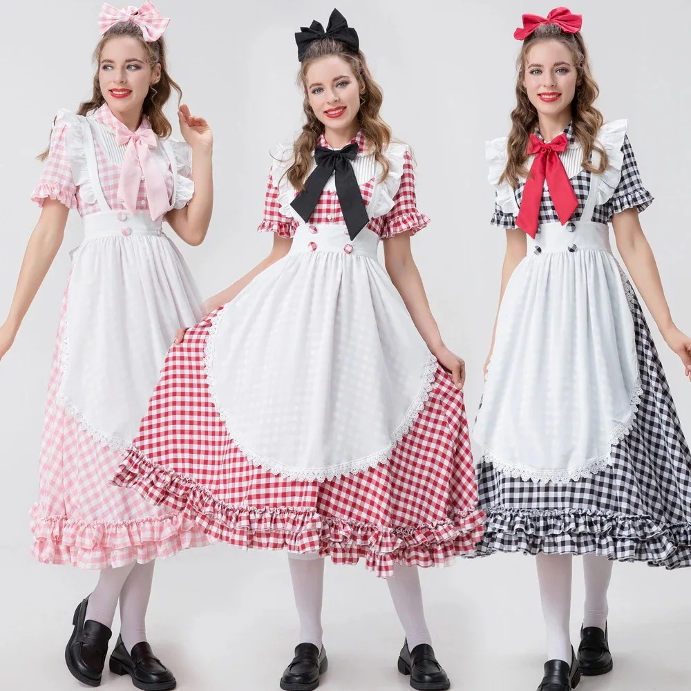 ハロウィン コスプレ メイド服 ワンピース 洋服 仮装 コスム コス ドレス セクシー ロリータ パーティー 誕生日 コスプレ 学園祭 文化祭