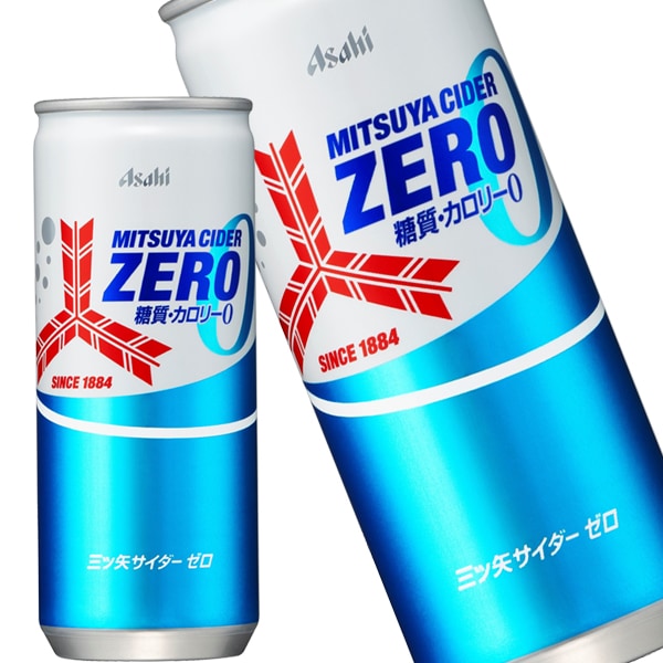 45営業日以内に出荷アサヒ 三ツ矢サイダーゼロ 250ml缶60本[20本3箱]［賞味期限：2ヶ月以上］