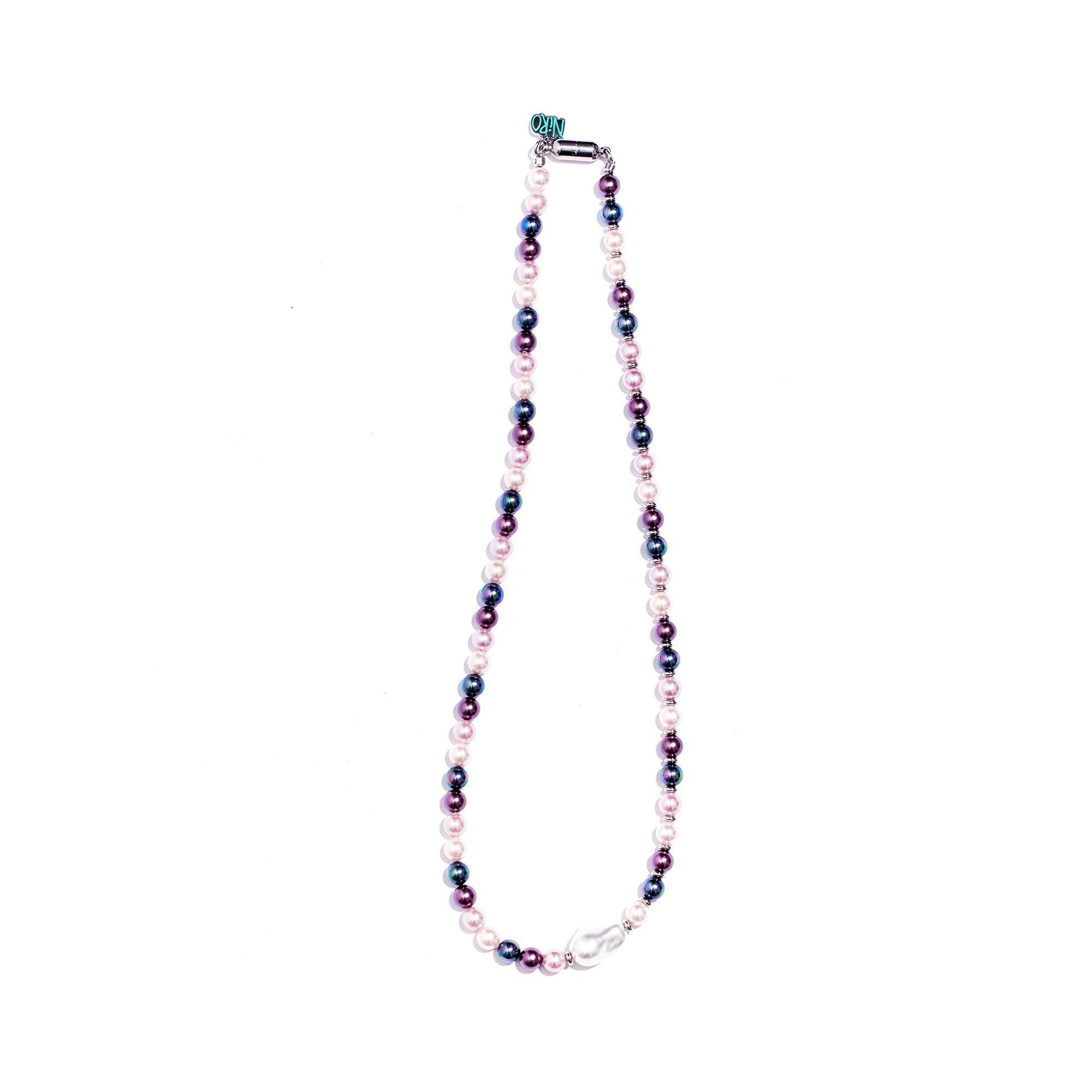 THREE COLOR PEARL NECKLACE #99