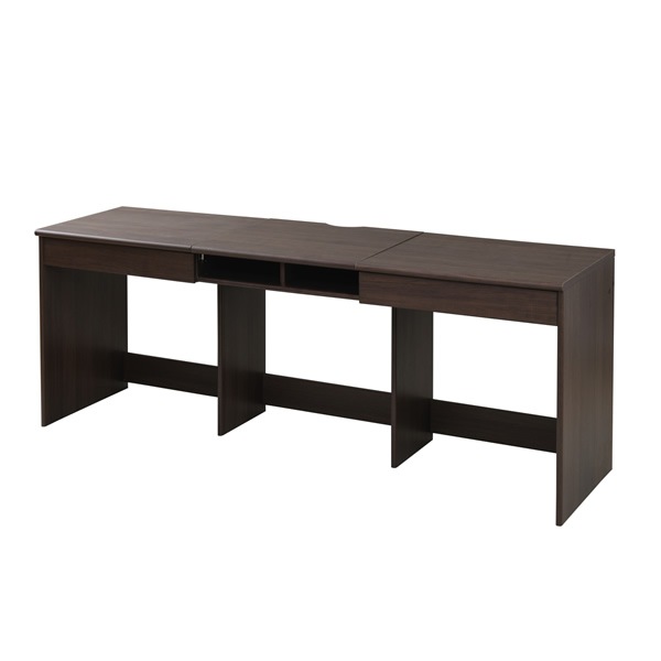 JKプラン オフィスデスク ワイドデスク 幅190.5 奥行50 高さ73.5 FWD-WIDESET-190BR ブラウン 22,578円