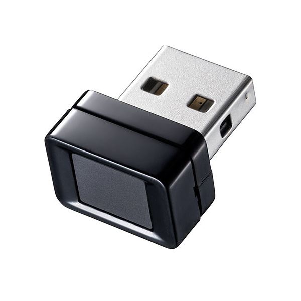 サンワダイレクト 指紋認証リーダー(PC用USB接続WindowsHello対応指紋最大10件登録) 400-FPRD1 1個