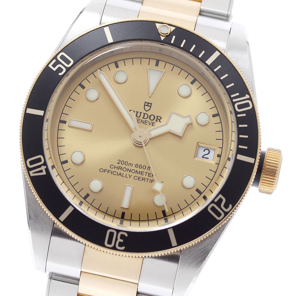 チュードル TUDOR 79733N ヘリテージ ブラックベイ デイト 自動巻き メンズ 美品 箱付き_950340【中古】