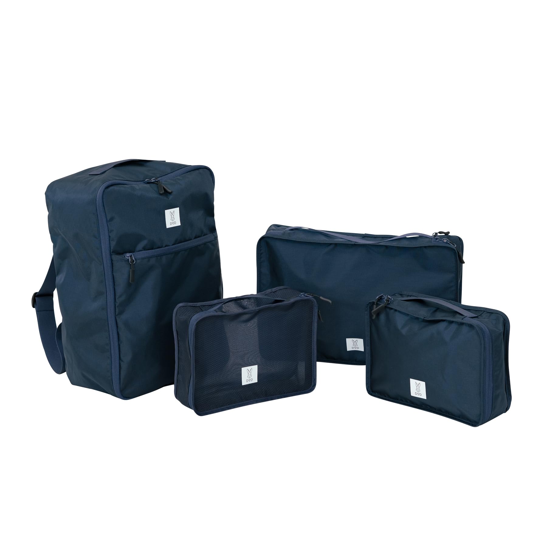 DOD(ディーオーディー) イッショイショイ トラベルポーチ パッキングポーチ 旅行 出張 整理 パッキング 衣類収納 リュック BA053-NV