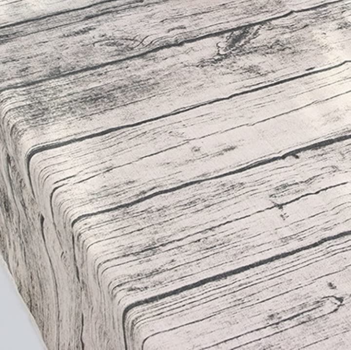 北欧風 木目調 綿麻 生地 手芸用 幅約155cm 長さ5m( 5m)