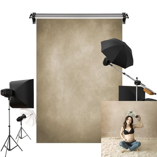 Kate 1.5x2.2m ライトブラウン 背景 布 茶色 背景布 ブラウン ポートレート写真 背景布 撮影用 装飾用 背景紙 カスタマイズ可能な背景