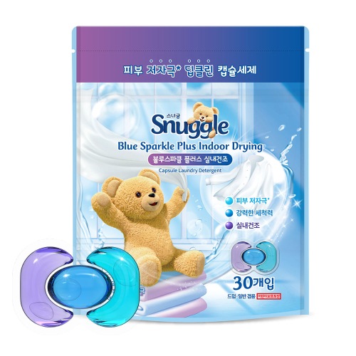 カプセル 洗濯洗剤 ブルースパークルプラス 部屋干し 152g 30個入り