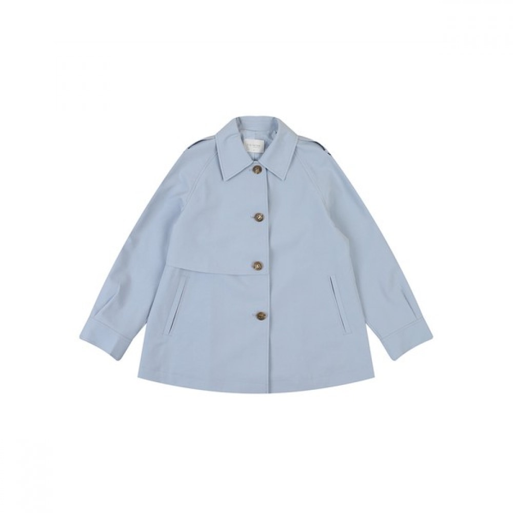 (ミスセンス) シンプルカラーショートトレンチコート_MB33BBM105A