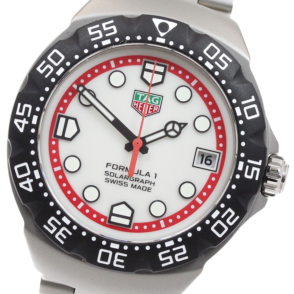 タグホイヤー TAG HEUER WBY1111.BA0042 フォーミュラ1 ソーラーグラフ デイト ソーラー メンズ 極美品 箱・保証書付き_937418【中古】