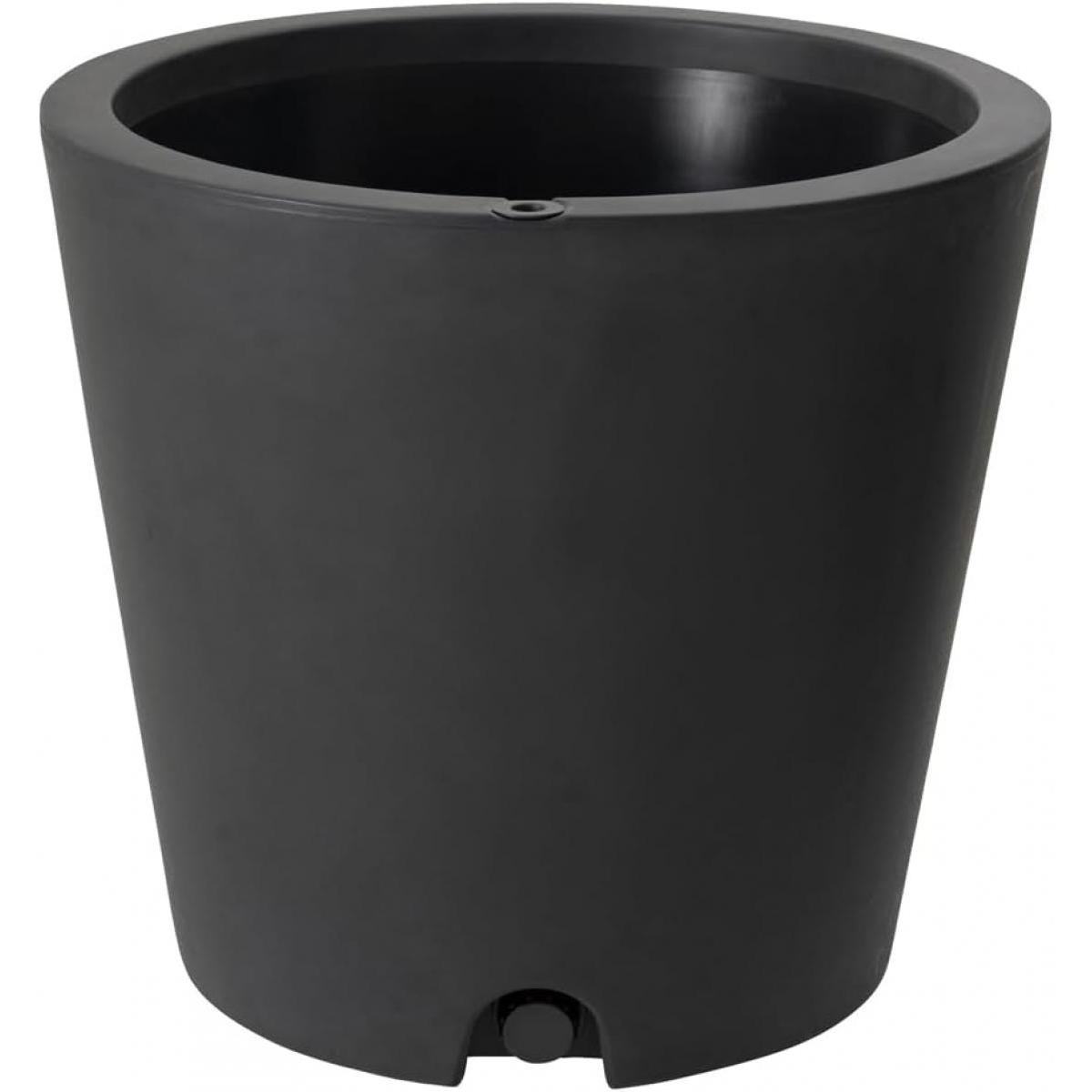 【I】【法人限定】リッチェル タウンプランターWS コニカル75型 ダークグレー ポット型 大型プランター 【北海道・沖縄・離島 配送不可】