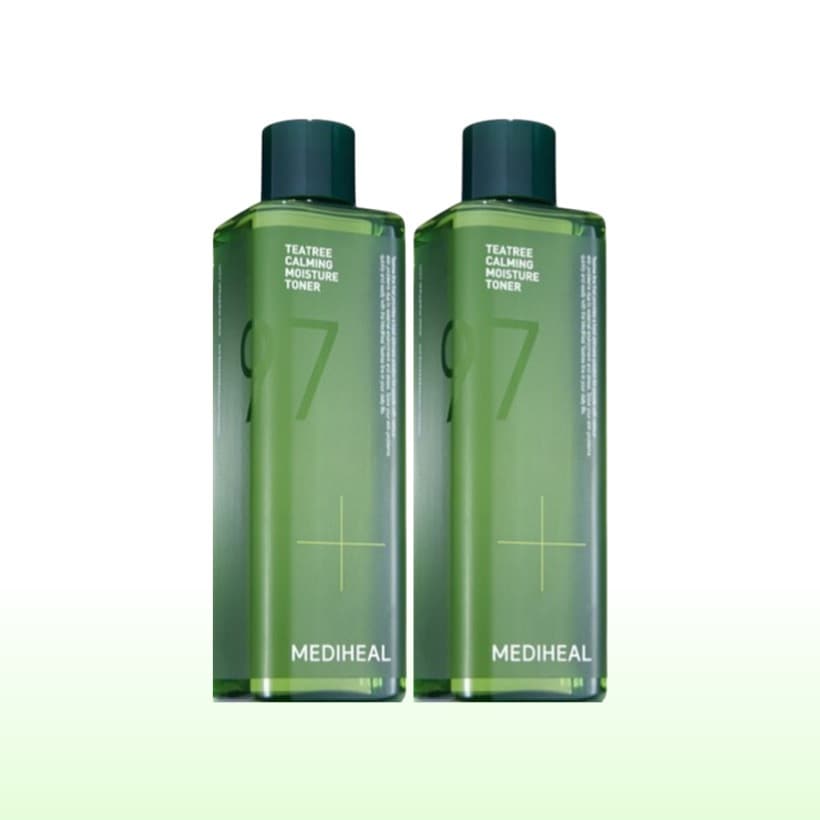 [1+1 鎮静 ティーツリー トナー 韓国 人気] ティーツリー 鎮静 水分 トナー 350ml x2本 高濃縮 発酵 敏感肌 低刺激 丈夫 バリア マイルドトナー 保湿 角質ケア 大容量 基礎コスメ