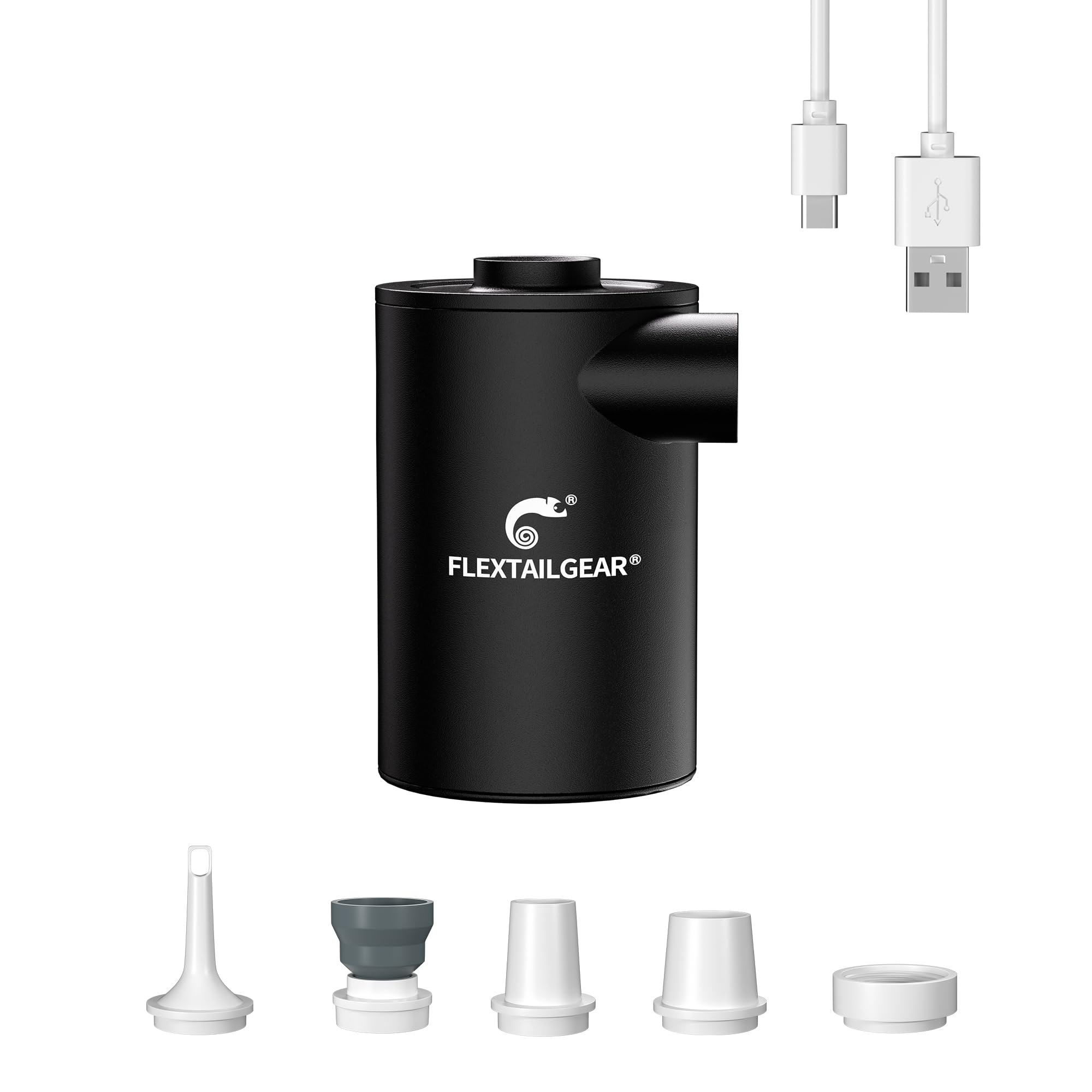 FLEXTAILGEAR Max Pump 2020 電動空気入れ エアーポンプ 電動ポンプ 携帯 タイニー 2.2kPa気圧 3600 mAh電池 USB充電式 空気抜き 空気入れ インフレーターマ