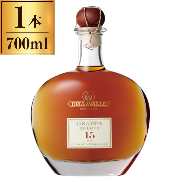 デッラヴァーレ グラッパ 15年 700ml メーカー直送 13,410円