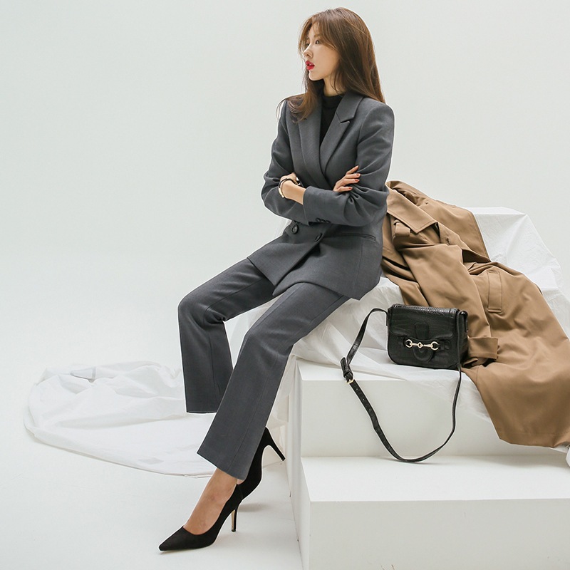 春 夏 秋 二点セット スーツセットアップ レディース ジャケット+パンツ 気質 ビジネススーツ 通勤 入園式 入学式 卒園式 高級感 スーツ レディース