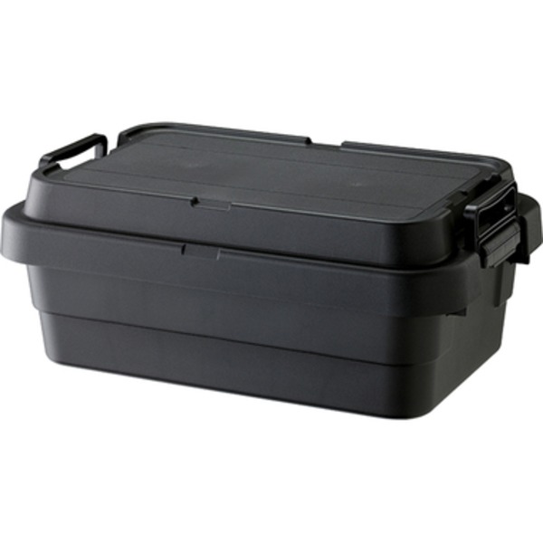 トランクカーゴ/収納ボックス [S蓋 50L LOW TYPE ブラック] 幅60cm 浅型 車用ル
