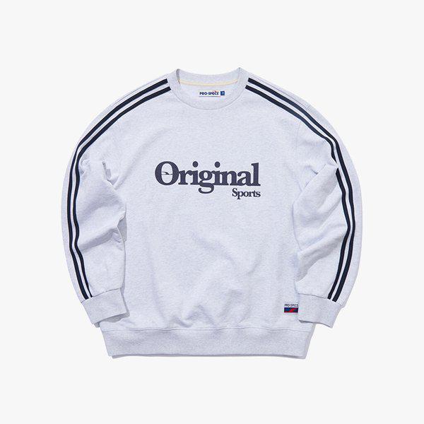 スタジアムスウェットシャツ LTGY (PO3MT23S141)