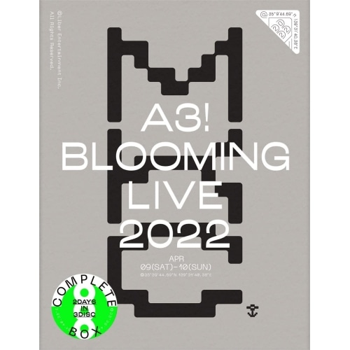 A3! BLOOMING LIVE 2022 BD BOX(初回生産限定版)(B.. (Blu-ray) PCXP-60118 19,620円