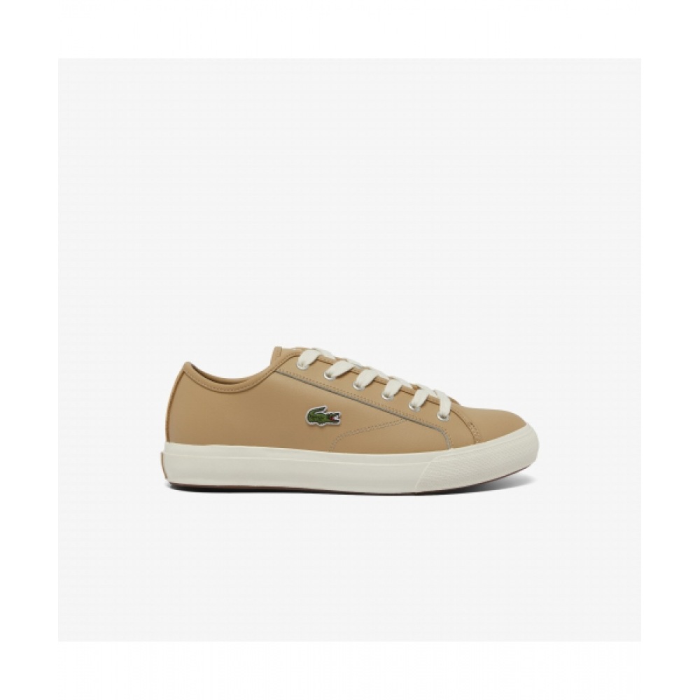 LACOSTE メンズバックコートスニーカー [ベージュ]