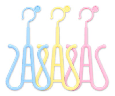 他サイト： ダイヤ (daiya) 洗濯 物干し ハンガー 靴 ベビー キッズ 3個セット 対応サイズ 11cm～26cm 横ズレ 防止 連結 省スペース シューズハンガー 030040の商品画像