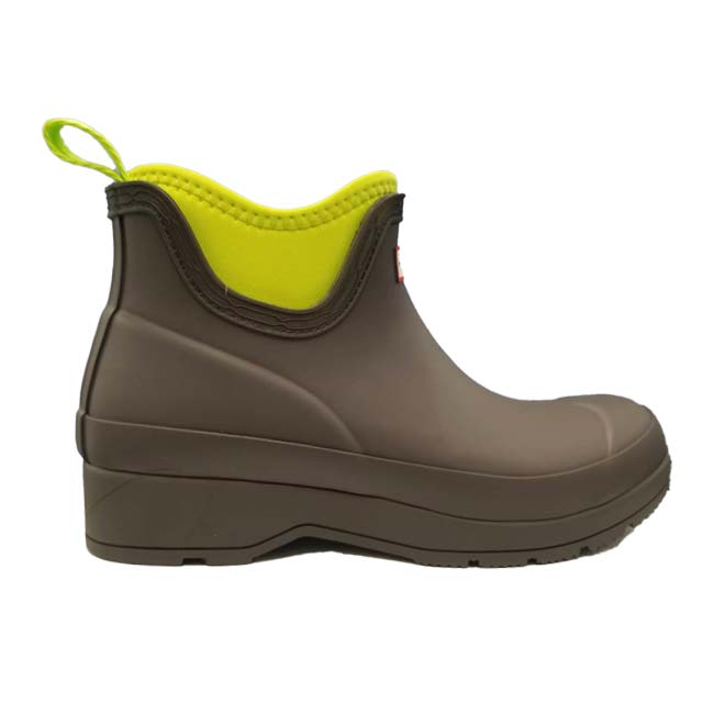 在庫処分特価 HUNTER(ハンター) レディース プレイ ネオプレン チェルシー ブーツ レインシューズ 国内正規商品 雨靴 WFS3020RMA-SAG シープ×A.グリーン