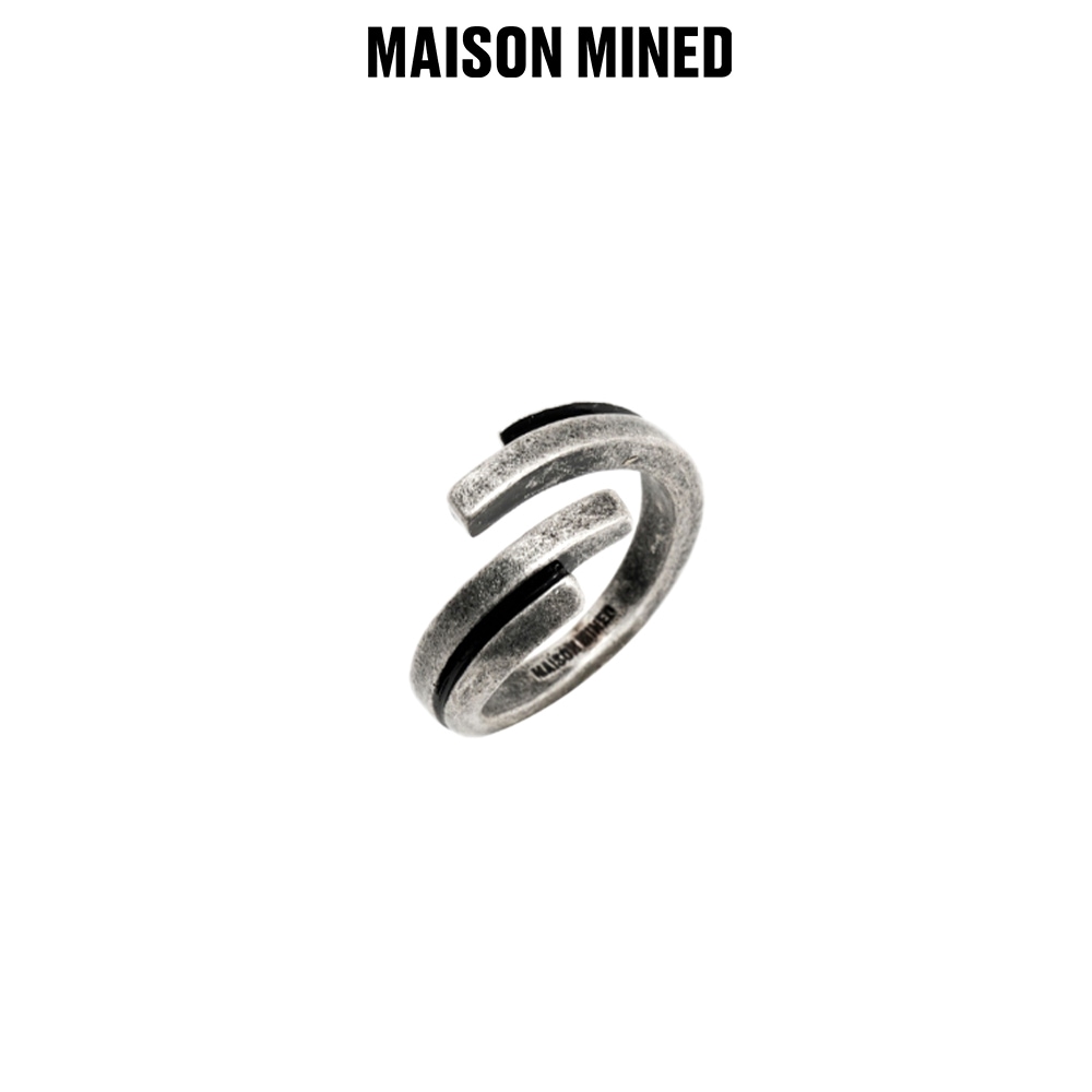 【MAISON MINED】 SPIRAL OPEN RING