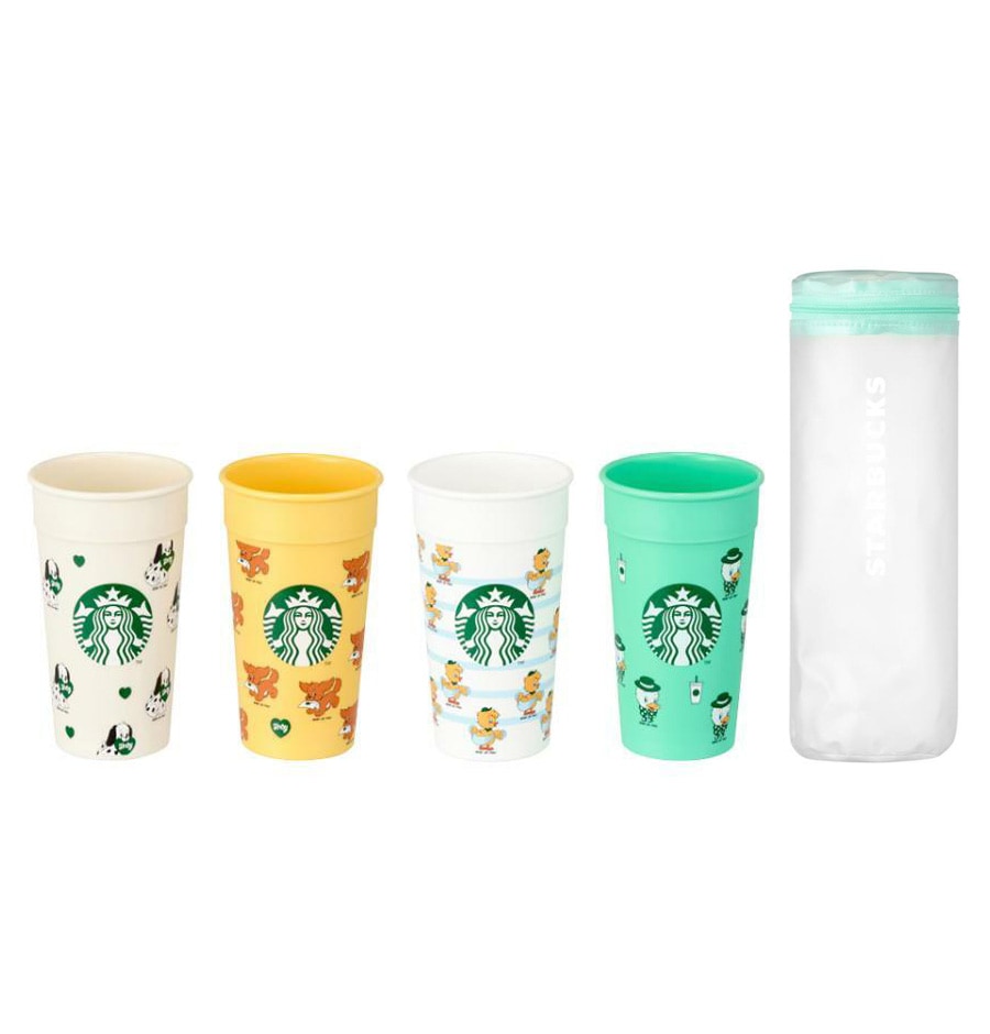 ベベドフィノ スタッキング カップ 4P セット (専用ポーチ付き) 韓国スターバ グッズ