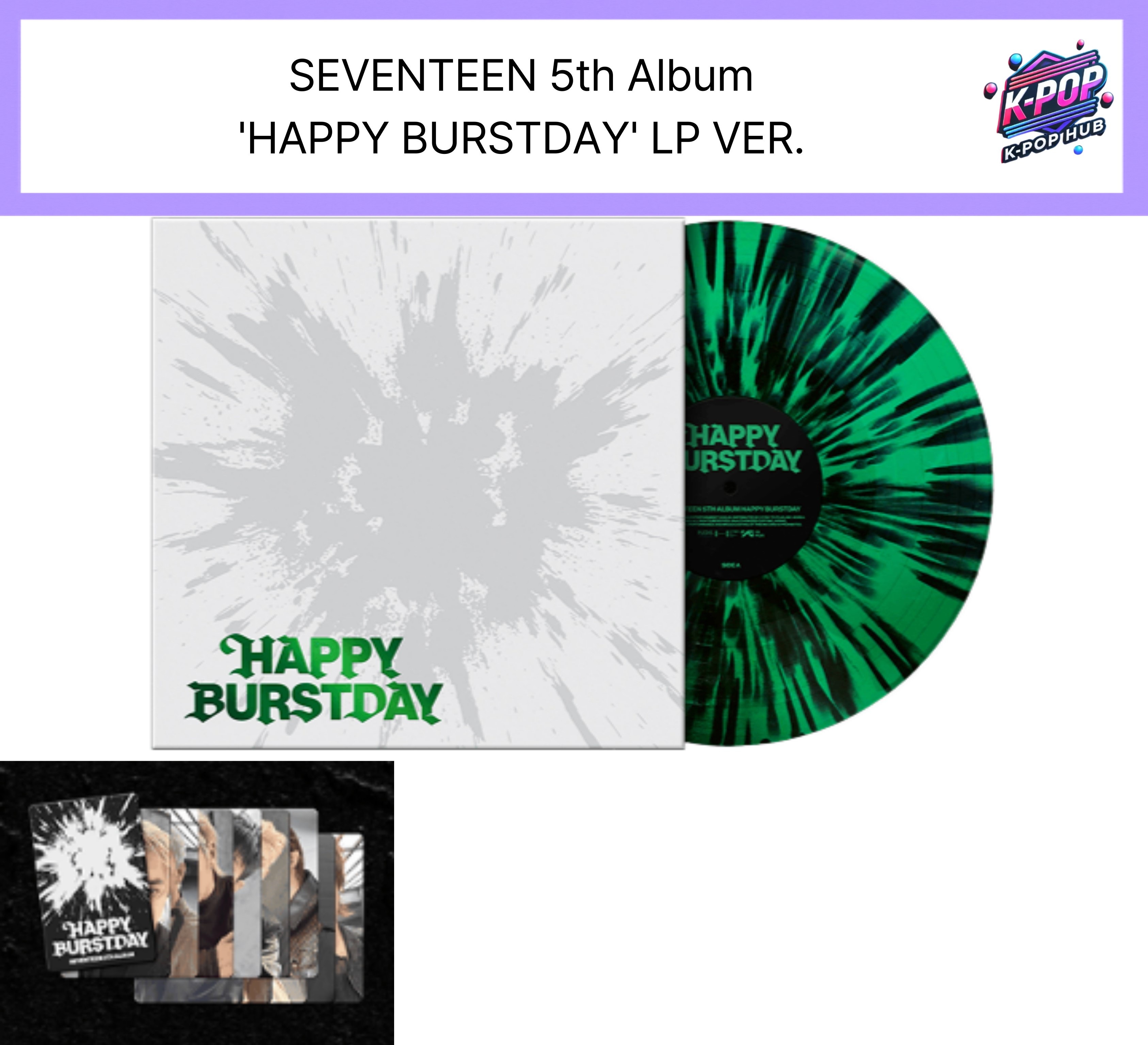 【公式】SEVENTEEN 5TH ALBUM HAPPY BURSTDAY LP
