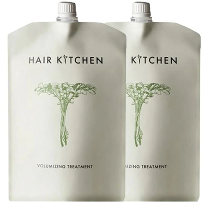 資生堂 ヘアキッチン ボリューマイジングトリートメント 1000g ×2 詰め替え セット ハリ コシ 頭皮保護 ボリュームアップ ふんわり髪