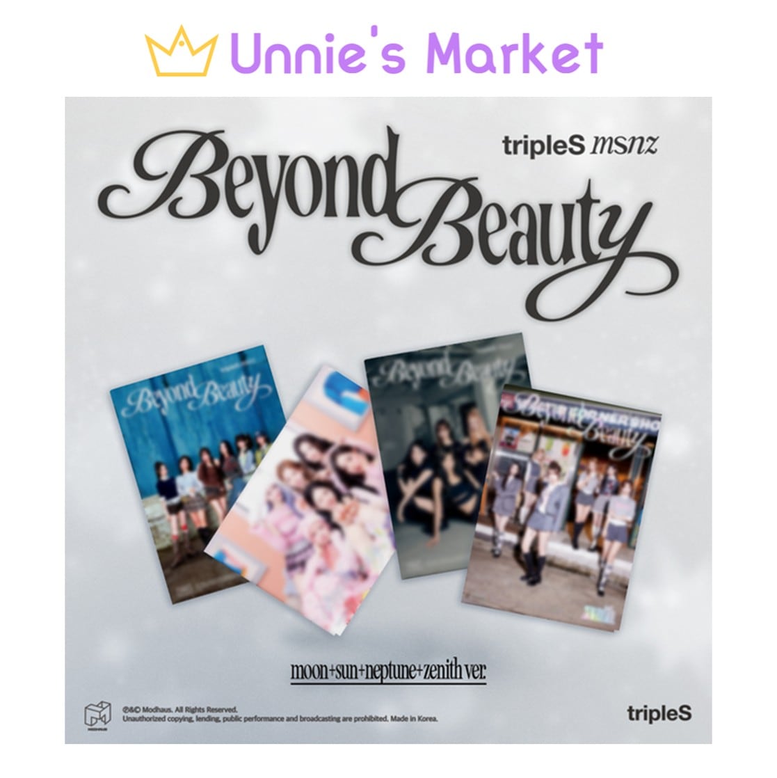 [SET] tripleS [msnz] (moon ver / sun ver / neptune ver / zenith ver)