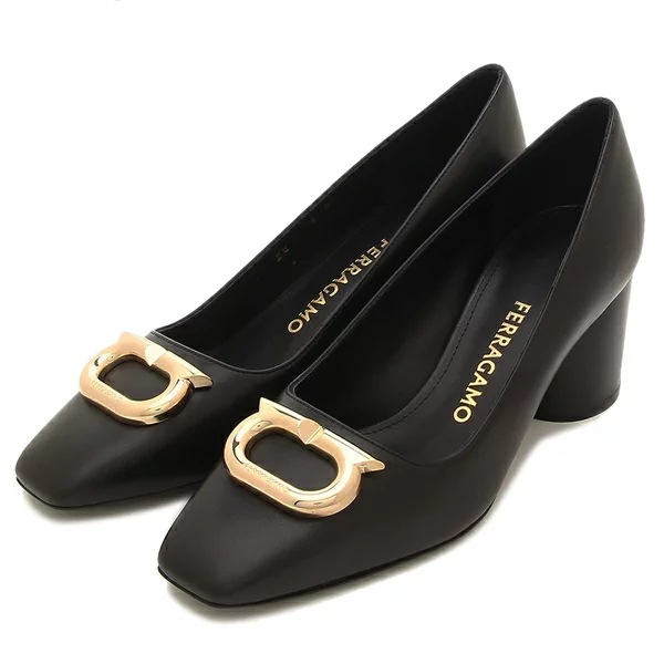 パンプス ブラック レディース Salvatore Ferragamo 01F832 NERO
