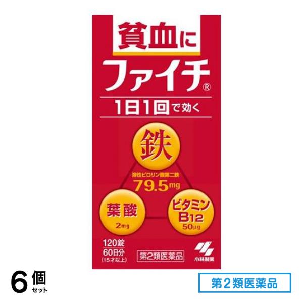 第２類医薬品 ファイチ 120錠 (60日分) 6個セット