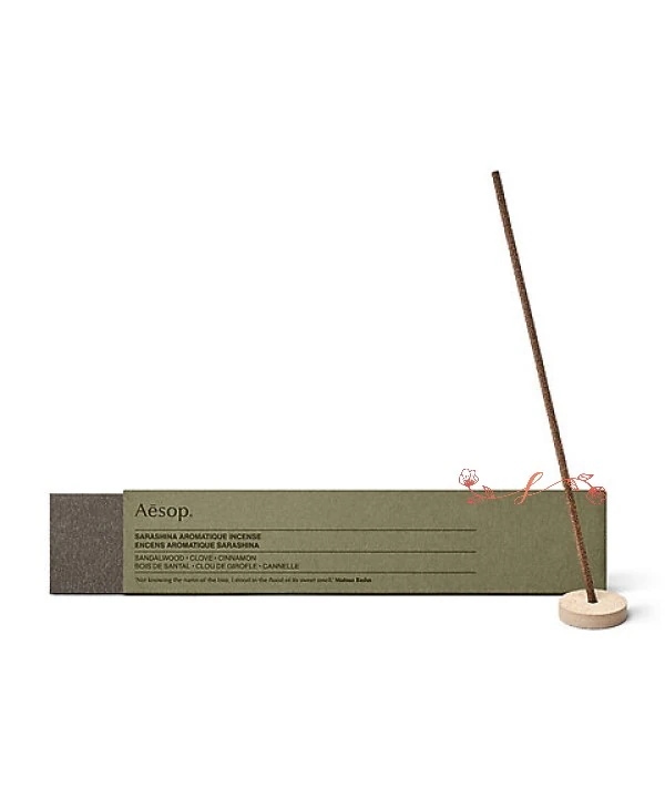 Ae　sop　サラシナ アロマティック インセンス 33本／お香 インセンス：150mmx2mmx2mm(1本あたりの燃焼時間 約30分間)　正規品