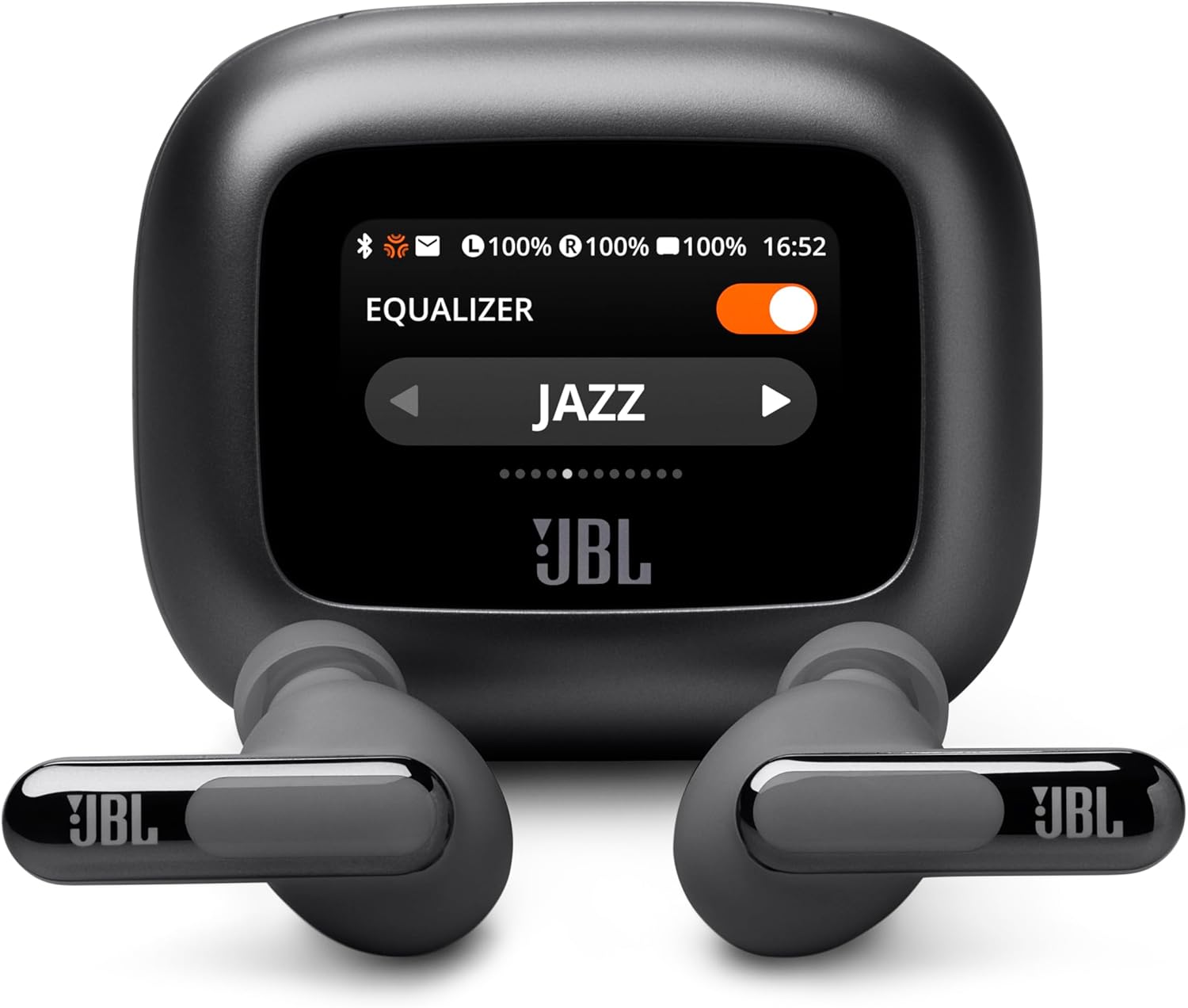 JBL LIVE BEAM 3 ワイヤレスイヤホン スマート充電ケース/LDAC対応ハイレゾ/マルチポイント/ハイブリッド ノイズキャンセリング/IP55防水 ブラック/JBLLIVEBEAM3BLK