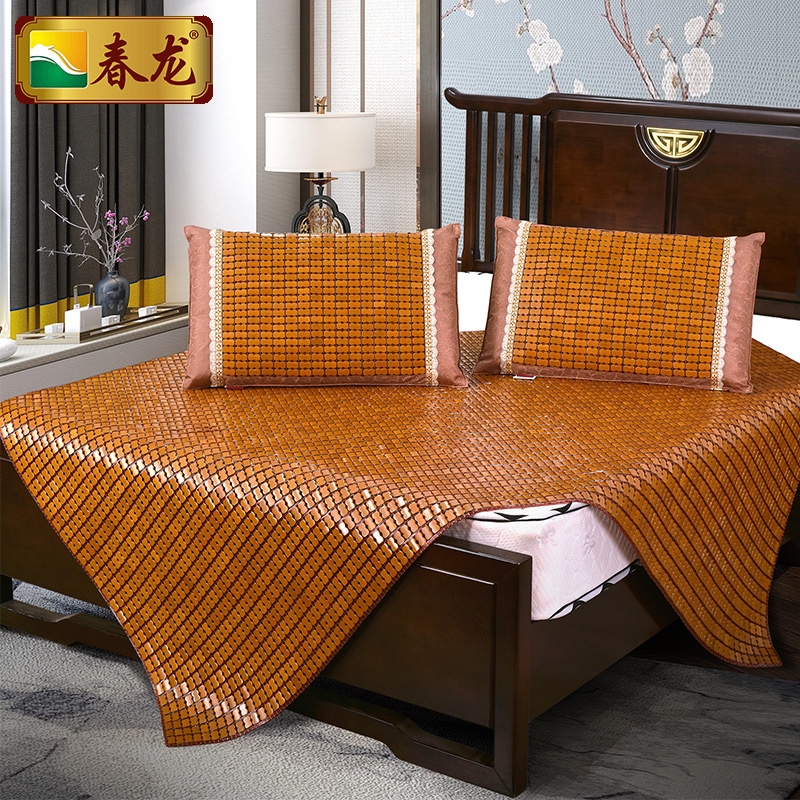 Chunlong Mahjong Mask Classic 3ピースセット1.5mダブルベッド1.8m竹ブロックマスク折りたたみ竹mask 11,923円